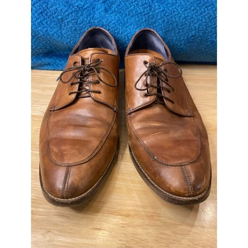 ✅Cole Haan tan brown lace up loafers